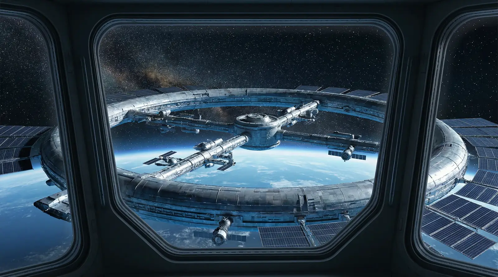 海角视频 - 环形空间站概念设计